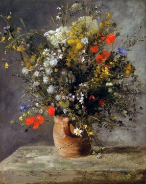  Renoir Art - fleurs dans un vase 1866 Pierre Auguste Renoir